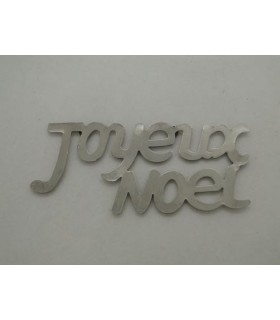 AIMANT "joyeux noël" 9.5x4.5CM/24P