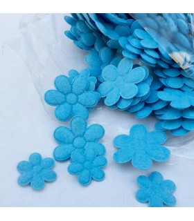 FLEURS ACRYLIQUE bleue ou rose  4.5 BOITE 300P