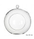 VERRE BOULE ouverte Diam.14CM à susp./4P
