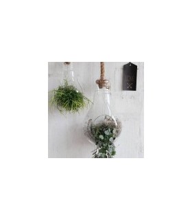 VERRE POIRE + CORDE H25CM /1P