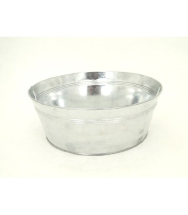 ZINC-BASSINE naturel 030 SANS ANSE à la pièce