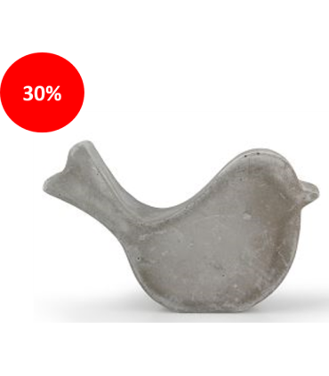 OISEAU CIMENT GRIS A POSER H2.5CM/6P