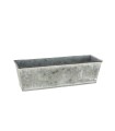 ZINC-JARDINIERE NATUREL BLANCHIE 26x8 H7.5CM /1P