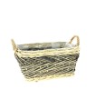 JARDINIERE OSIER BICOLORE 30x20 H16CM