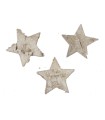 ETOILE BOULEAU 2.5CM les 100 PIECES