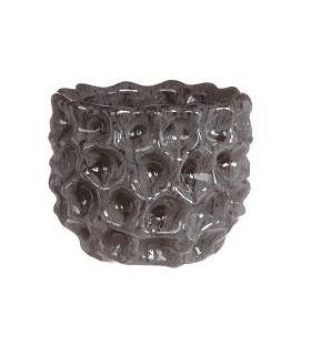 C.POT DENTED GRIS FONCE 011 H10CM les 6P