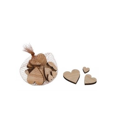 COEUR BOIS NATUREL le sachet 24P