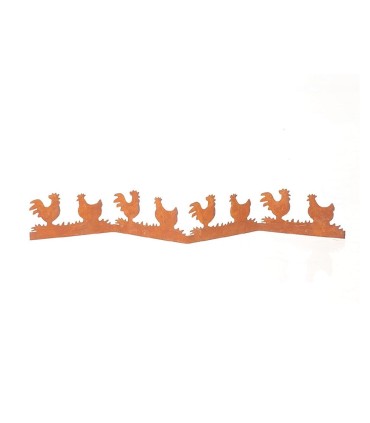 BARRIERE COQ ROUILLE /4P