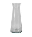 VERRE VASE COL EVASE 07.5CM H25CM /1P