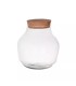 VERRE TERRARIUM +BOUCHON H19CM /1P