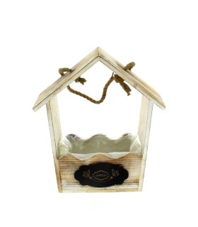 MAISONNETTE BOIS à SUSPENDRE H25CM /1P