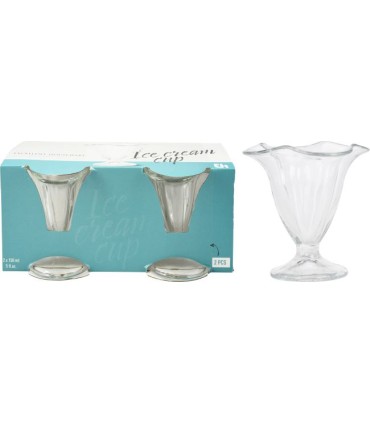 VERRE COUPE A DESSERT SET 2P