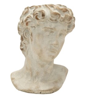 TETE DE DAVID 17X14 H22CM à la pièce