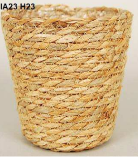 C.POT OSIER NATUREL 017 H16CM la pièce