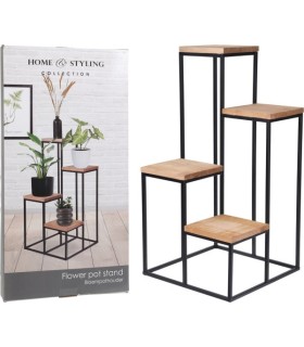 ETAGERE SUPPORT POT CARRE la pièce