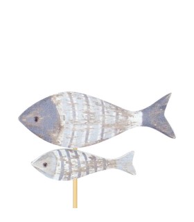 POISSON BLEU SUR PIQUE les 24P