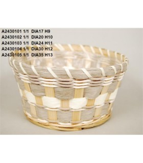 COUPE OSIER GRIS 030 H12CM à la pièce