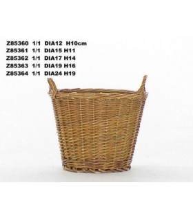 POT OSIER BRUT TU 017 H14CM