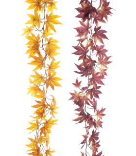FEUILLE D'ERABLE GUIRLANDE 180CM à la pièce