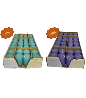 BOUGIE COULEUR 040X60 / 32 PIECES