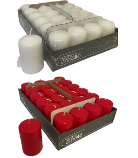 BOUGIE COULEUR 050X80 / 24P