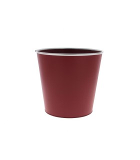 ZINC-C.POT BORD ALU 013 H12.5CM à la couleur