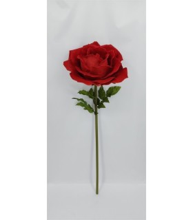 FLEUR ROSE ROUGE 050 H136CM à la pièce