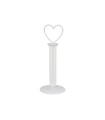 SOLIFLOR SUP.COEUR FER BLANC 23CM les 6P