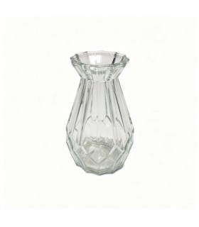 VERRE VASE transp. 07 H11CM les 12P