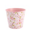 ZINC POT DE FLEUR CERISIER O16CM /10P