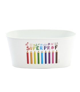 ZINC-JARDINIERE CRAYON 20X11 H09 /8P