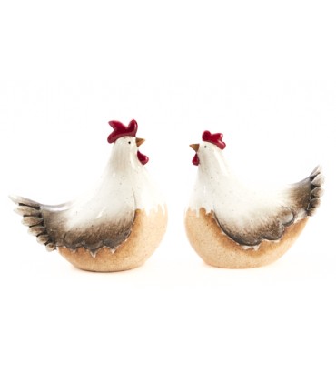 POULE CERAMIQUE H19 /2P