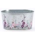 ZINC-JARDINIERE FLEURETTE 22.5X13.5 les 4P