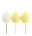 OEUF JAUNE ASSORTIE 50CM les 25P