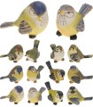 OISEAU COULEUR 13X07X09 ASSORT.les 12P