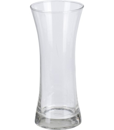 VERRE VASE EVASE H26CM les 6P