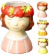 C.POT VISAGE FRUIT H20.5CM les 6P