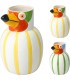 VASE OISEAU RAYE H22CM les 2P