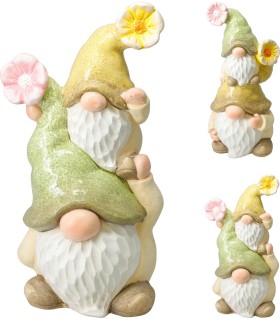 GNOME AVEC ENFANT H39CM les 2P