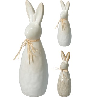 LAPIN BLANC VERNBIS H19CM les 12P