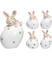 LAPIN SUR OEUF 11.5CM les 12P