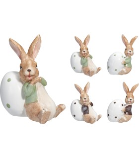 LAPIN AVEC OEUF 7.6CM les 24P