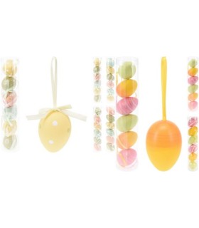 OEUF 6CM COULEUR TUBE DE 6P