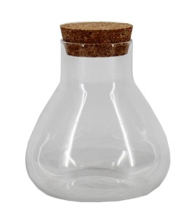 VERRE PYRAMIDE + BOUCHON H11.5CM la pièce