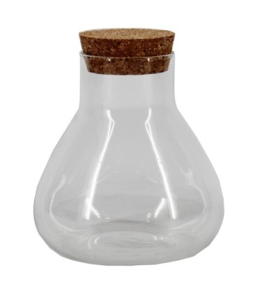 VERRE PYRAMIDE + BOUCHON H11.5CM la pièce