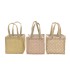 SAC JUTE POIS 13X13X13CM ASS. /6P