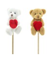 PIQUE OURS + COEUR H50CM /25P
