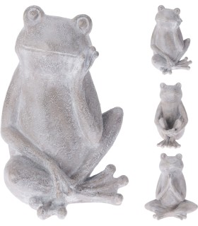 GRENOUILLE RESINE ASSIS H30CM /3P
