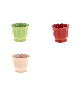 C.POT TULIPE 010.5CM H08.8CM les 9P