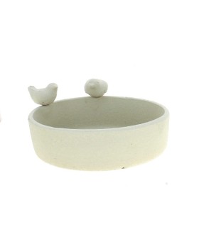 BAIN D'OISEAU BLANC 028 H07CM les 2P